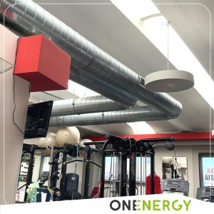 Impianto di climatizzazione e ricambio aria Presso palestra One to One a Roma!